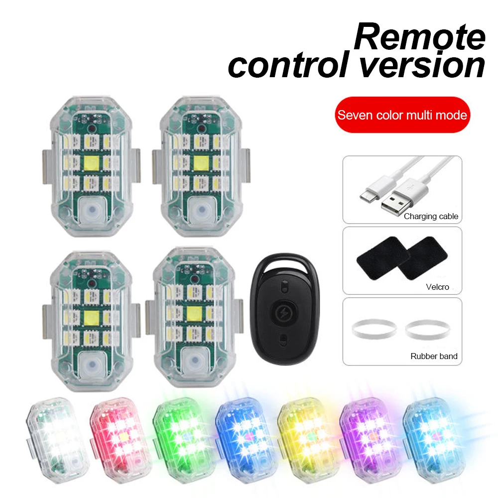 Drone Lidar - รีโมทคอนโทรลไร้สาย LED เครื่องบิน Strobe Light สําหรับรถยนต์รถจักรยานยนต์อัตโนมัติจักรยาน