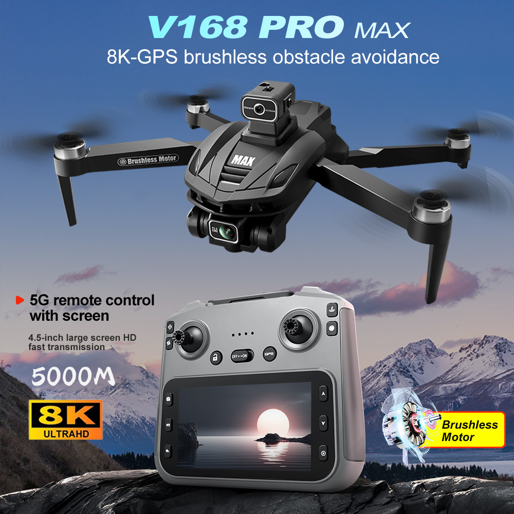 Drone Cinematic - V168 PRO Max GPS Drone 8K