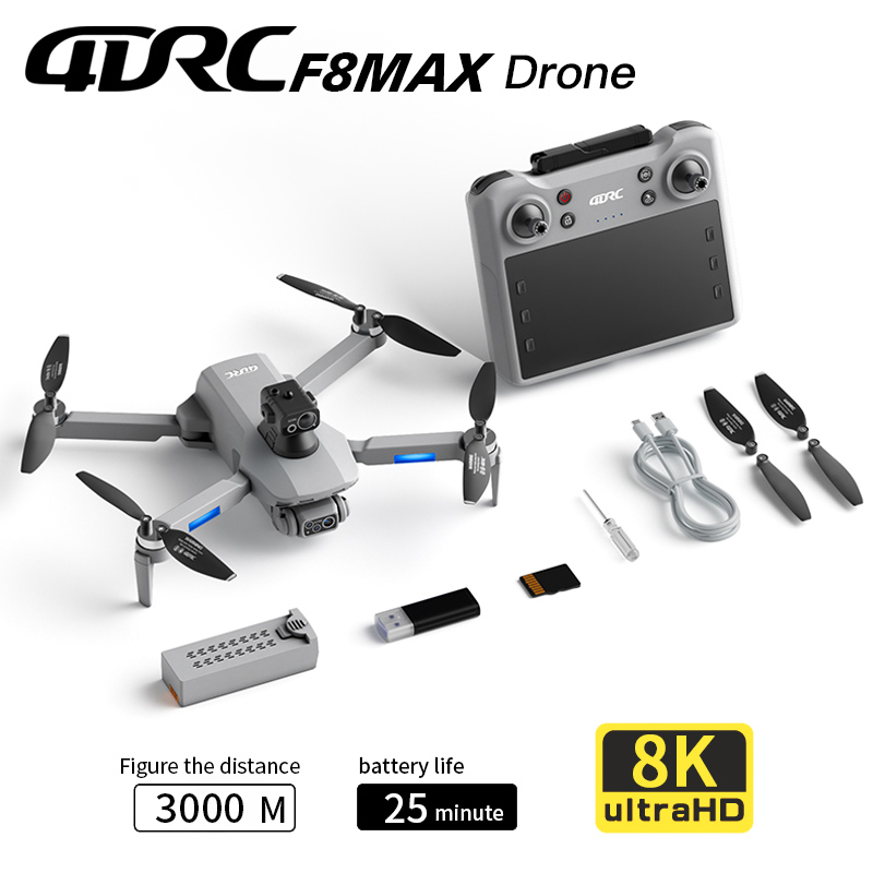 Drone Cinematic - โดรน F8 MAX GPS ระดับมืออาชีพ กล้อง