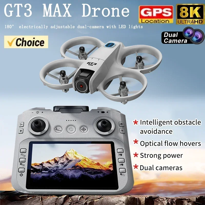 Drone Mapping - 2026 NEW GT3 Mini พร้อมโดรนพับได้ LED