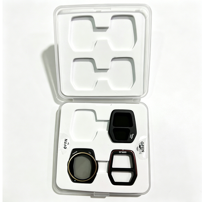 Drone Ndvi - กล่องป้องกันสองชั้นสำหรับเก็บฟิลเตอร์ ND CPL UV พร้อมเคสป้องกันการสูญหายสำหรับอุปกรณ์เสริมโดรน DJI