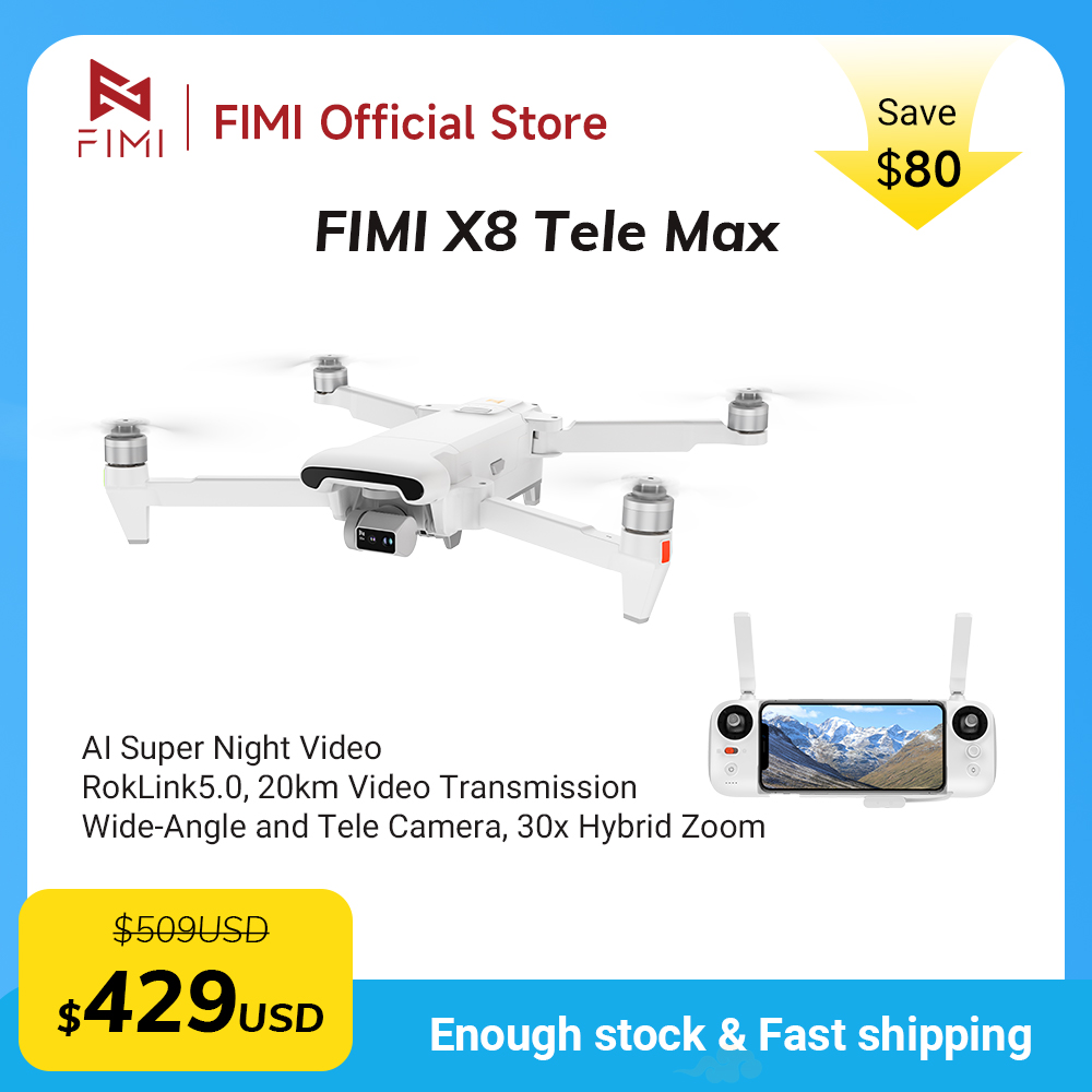 Drone Thermal Imaging - โดรน FIMI X8 Tele Max กล้องเทเลมุมกว้าง