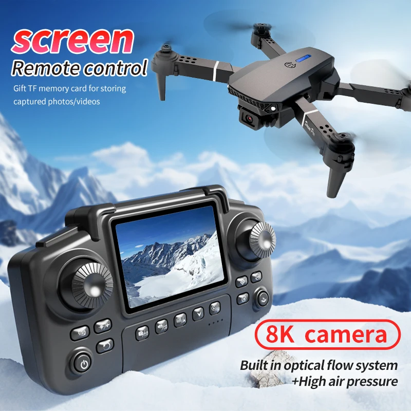 Professional E88 PRO Drone หน้ - Drone Lidar บทวิจารณ์และราคา