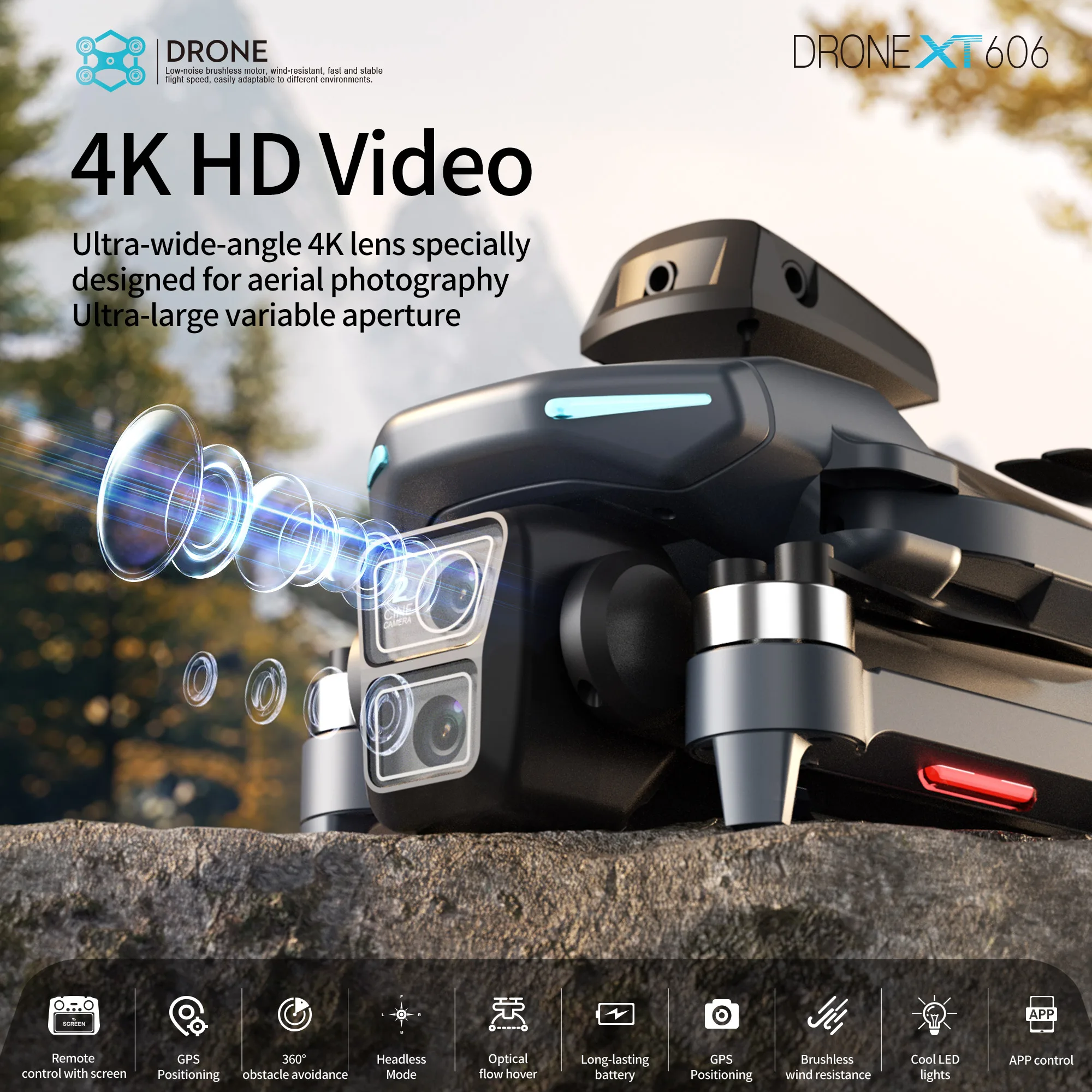 โดรน Lenovo XT606 MAX GPS 4k ร - Drone Multispectral บทวิจารณ์และราคา