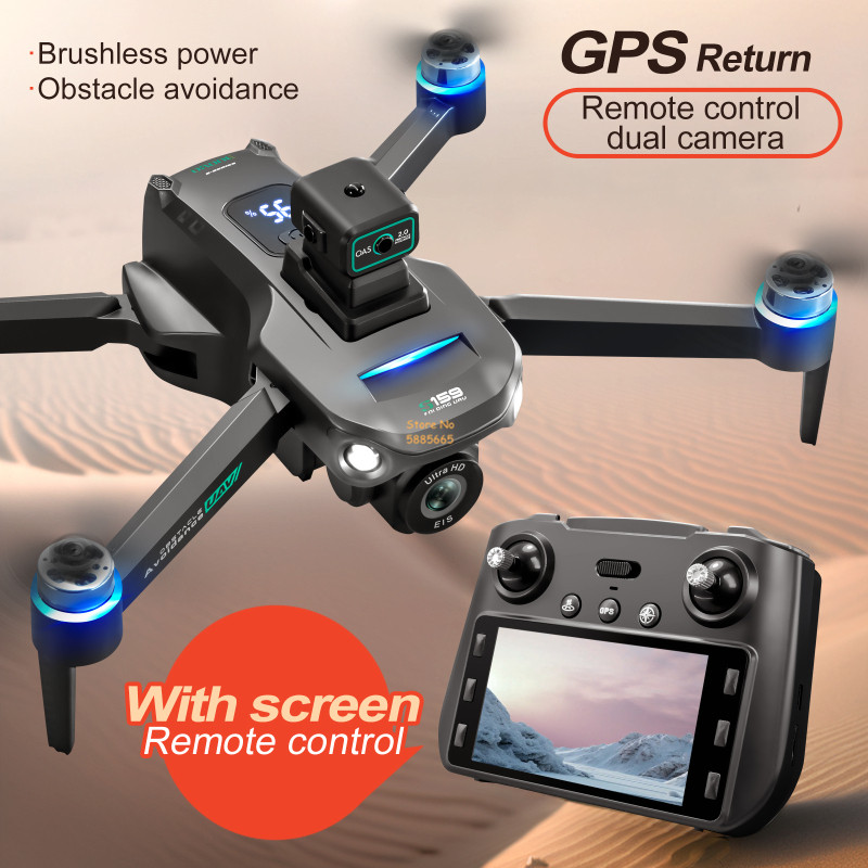 8K กล้องคู่ 5G WIFI FPV รีโมทค - Drone Lidar บทวิจารณ์และราคา