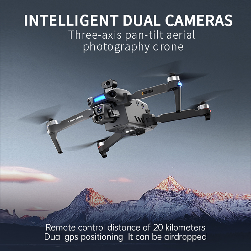 โดรนกล้องคู่ 8K รุ่นใหม่ ปี 20 - Drone Cinematic บทวิจารณ์และราคา