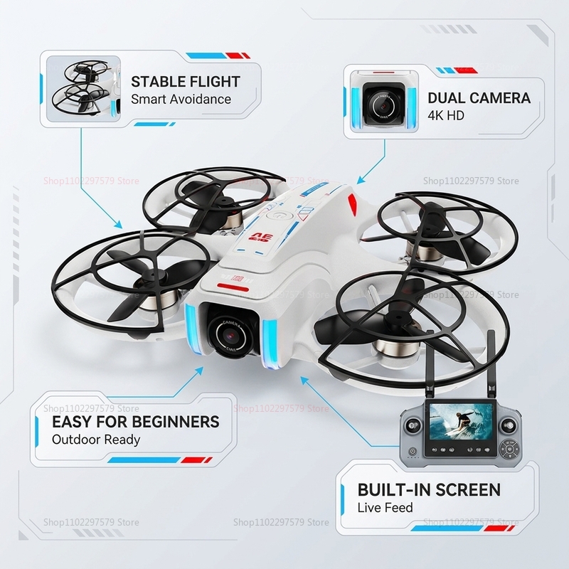 โดรน GPS รุ่นใหม่ AE21 รุ่นที่ - Drone Surveying บทวิจารณ์และราคา