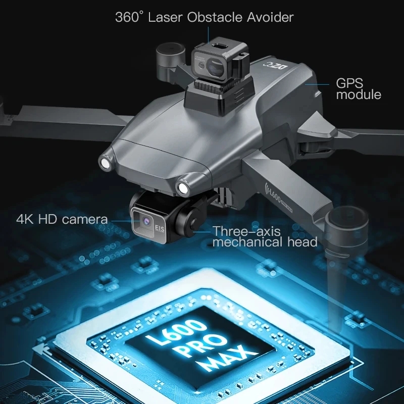 L600 PRO MAX GPS Drone Profess - Drone Cinematic บทวิจารณ์และราคา
