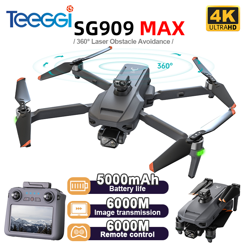 Teeggi SG909 MAX GPS Drone พร้ - Drone Lidar บทวิจารณ์และราคา