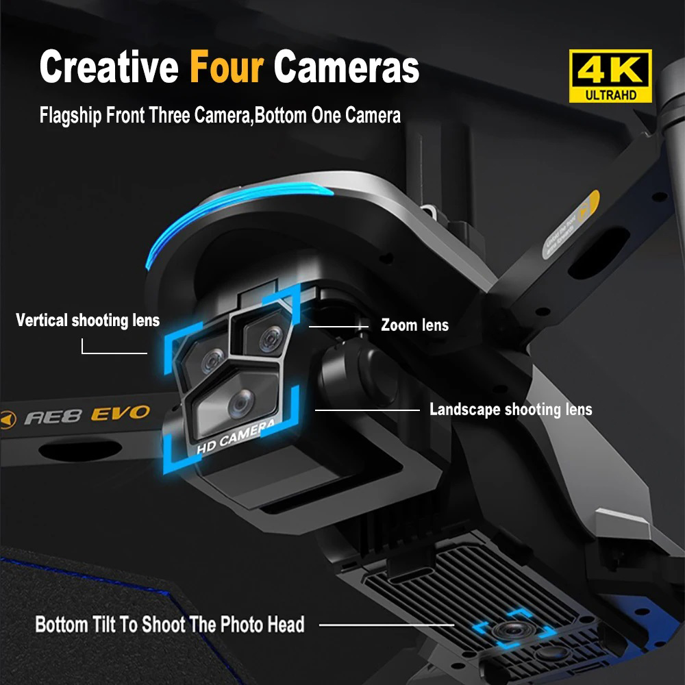 โดรน AE8 EVO 4K ระดับมืออาชีพ  - Drone Mapping บทวิจารณ์และราคา