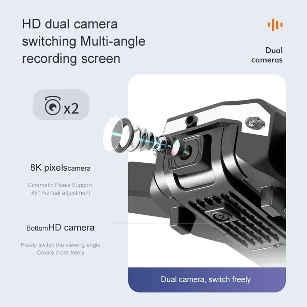 โดรน G6 pro พร้อมกล้องคู่ 8K 5 - Drone Cinematic บทวิจารณ์และราคา