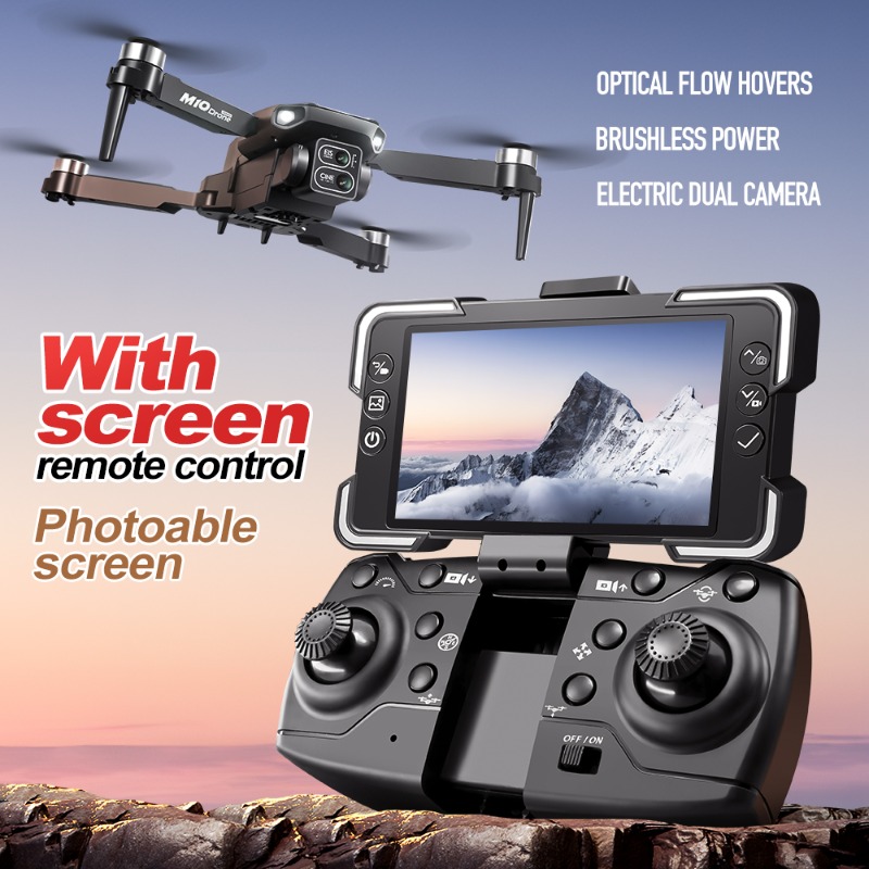 โดรนกล้อง M10 พร้อมรีโมทคอนโทร - Drone Cinematic บทวิจารณ์และราคา