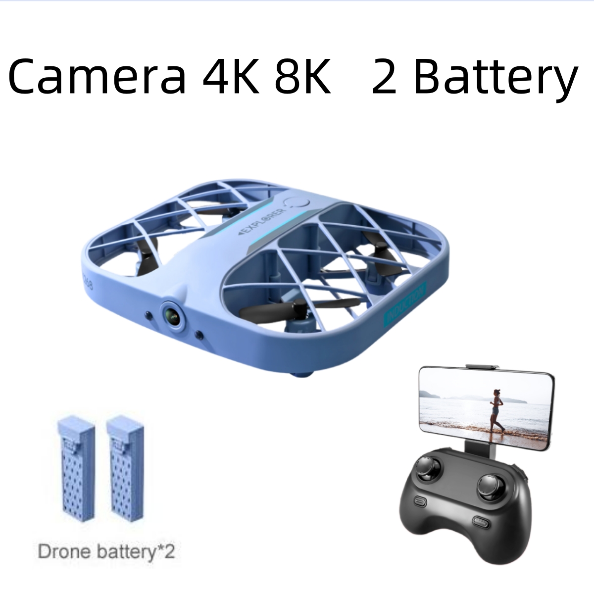 โดรน JJRC H107 FPV RC พร้อมแบต - Drone Cinematic บทวิจารณ์และราคา